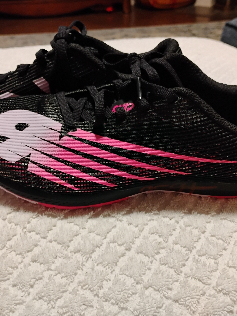 New Balance Fuel Cell XC7V3 Cross Country Racing Shoes Black Pink Women's 7.5 - Picture 5 of 12